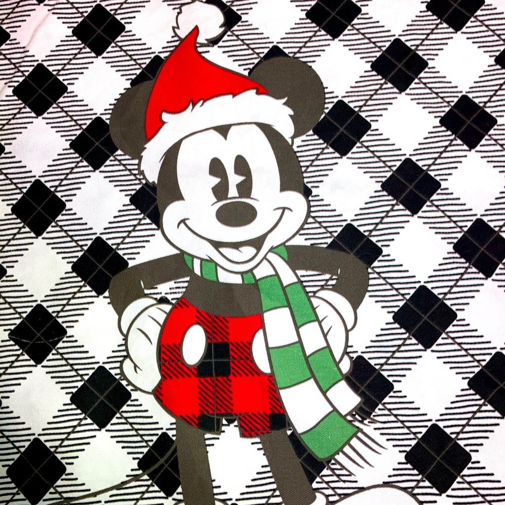 Disney Mickey Mouse Plaid Apron